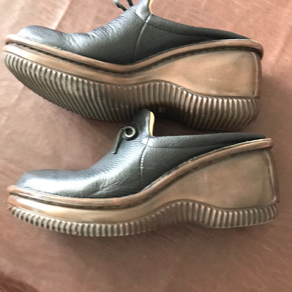 Leather Clogs - image 3